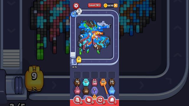 Прохождение 785 уровня Pixel Flow