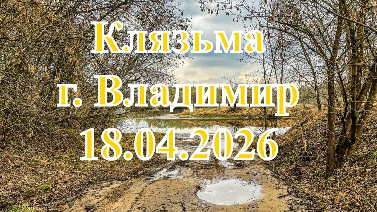 Разлив реки Клязьмы пошел на спад 2026