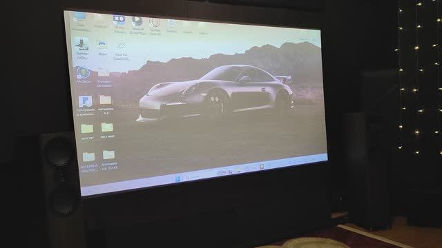 Экран для проектора своими руками. Отличный бюджетный экран.