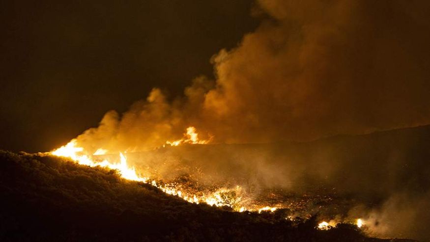 Необитаемый остров полностью сгорел в Лапландии