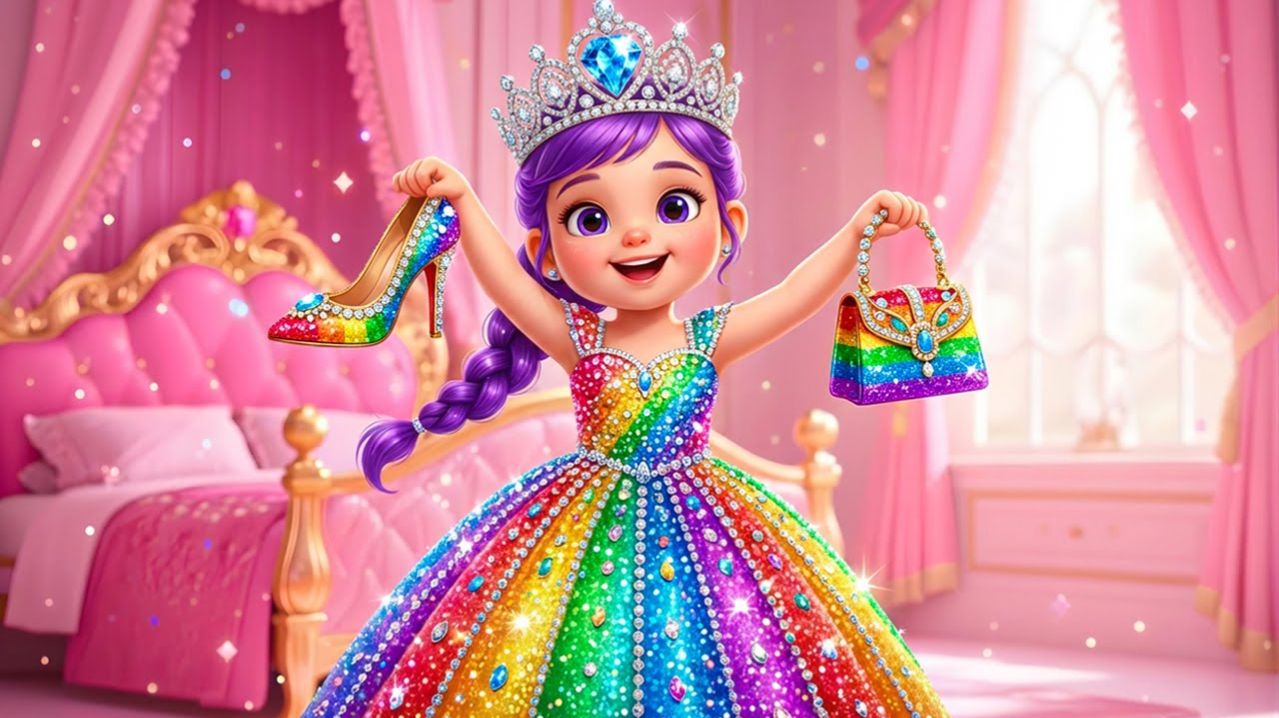 Малышка Руми примерила мамину косметику и сияет, как принцесса! Супер Мультики для детей