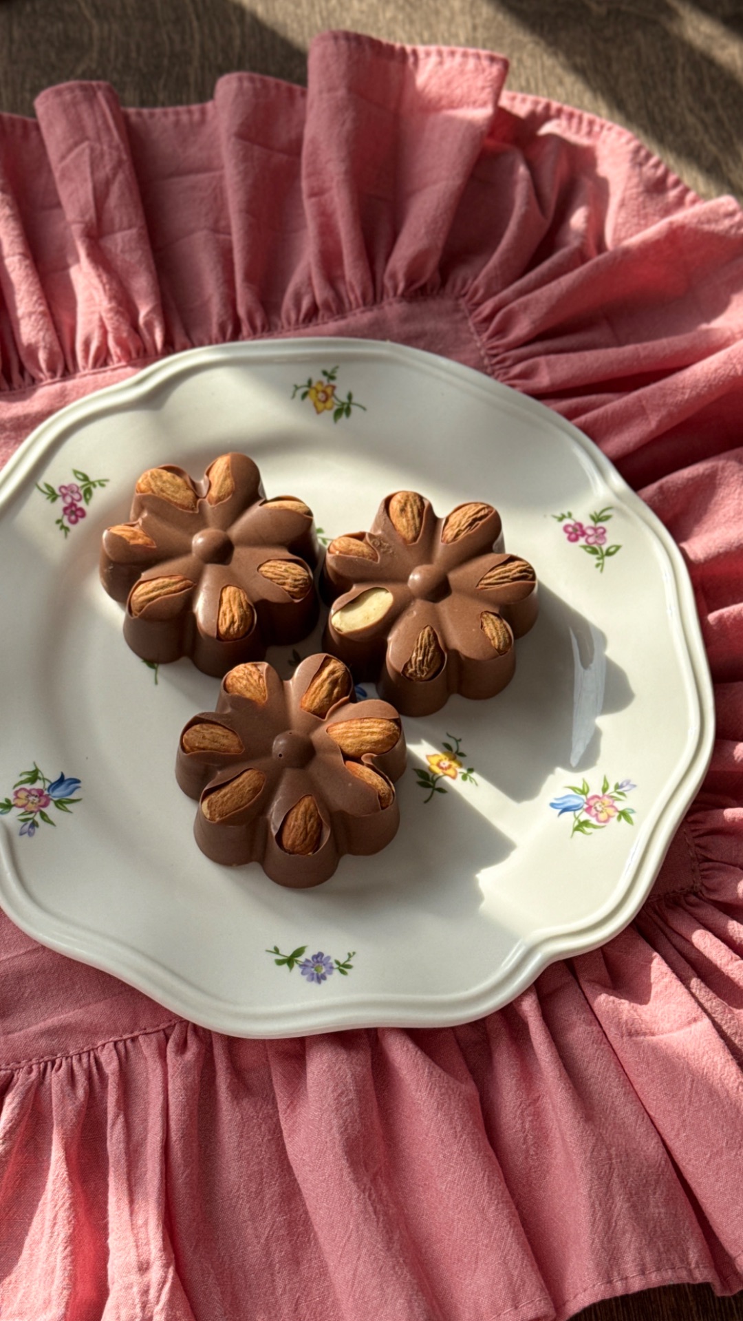 Шоколадные цветочки 🌸