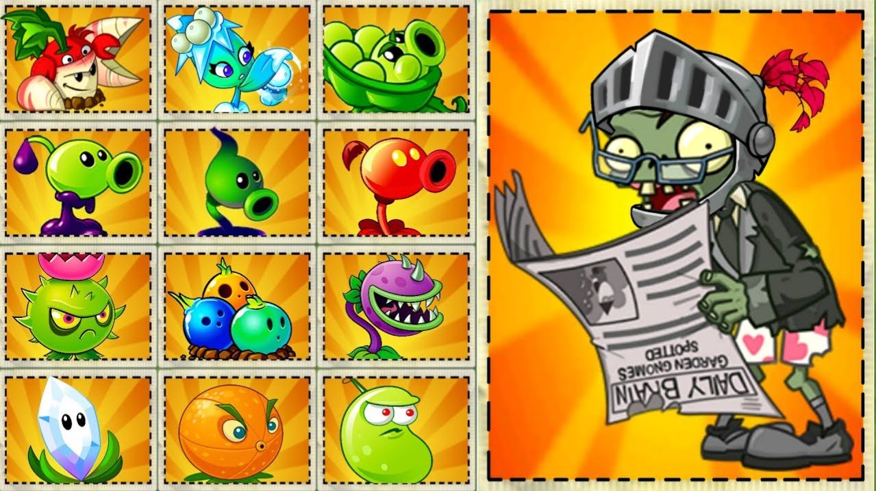 Plants Vs.Zombies Hybrid Mod Растения против Зомби-2 мод Зомби против растений Выигрываем каждый бой