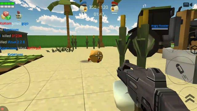 геймплей чикен ган (мое первое видео)