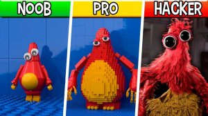 LEGO ЧАМ ЧОМПКИНС! Noob / Pro / HACKER Poppy Playtime Chapter 5 x Italian Brainrot!