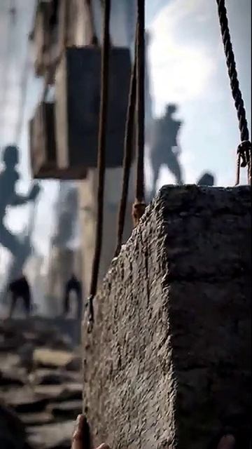 Как строили пирамиды древнего Египта. Древний Мир. Красиво. Нейросеть. ИИ #древний #мир #красиво #ии