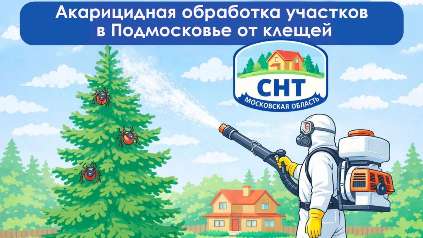 Заказать обработку участка от клещей в Мытищах. Служба уничтожения комаров в Мытищинском районе