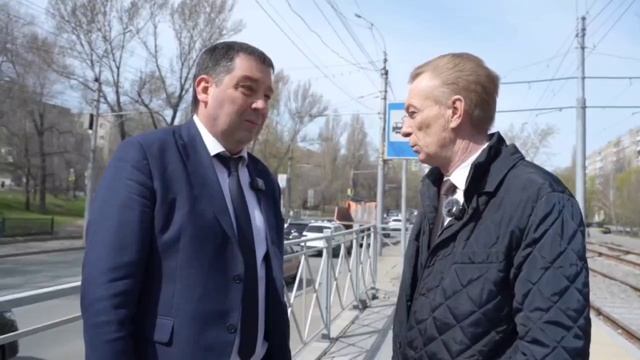 На трамвайном маршруте №3 продолжается благоустройство