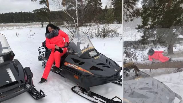 Покатушки на снегоходах