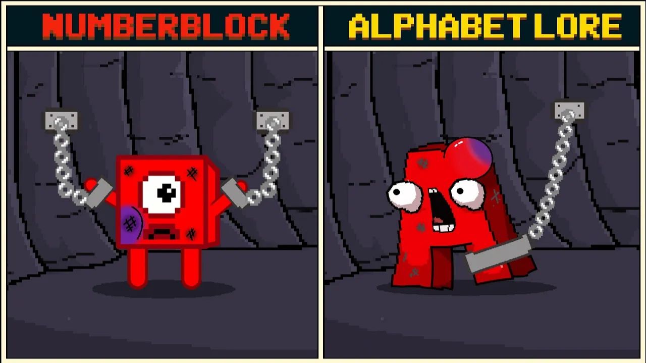 Alphabet Vs Numberblocks! Тюрьма 