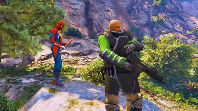 ЭПИЧЕСКИЙ ПАУК С БИТОЙ против СУПЕРГЕРОЕВ в ГТА 5, #16