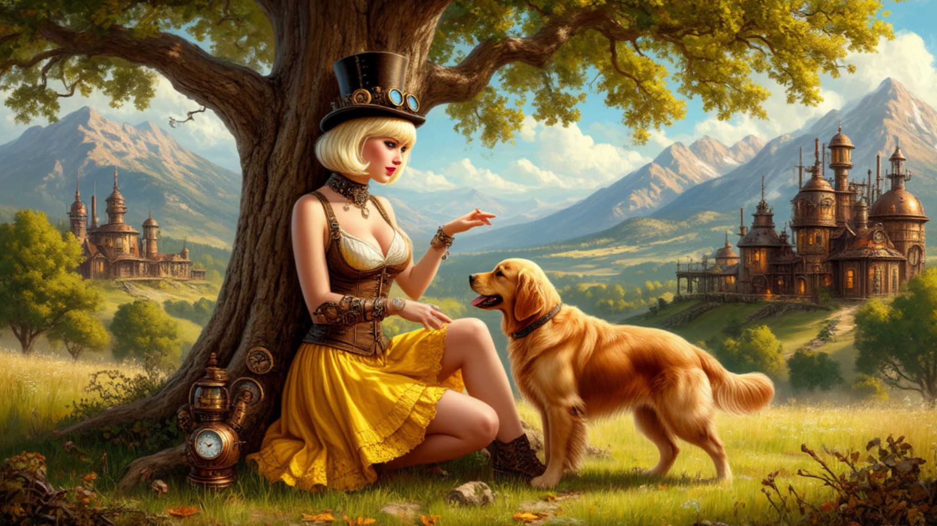 Стимпанк Крокодил и Суно. Виктория