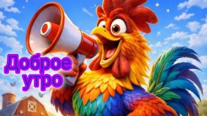 С добрым воскресным утром. Красивая музыкальная открытка.