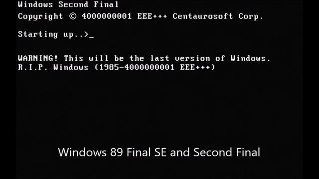 Windows Never Released 889