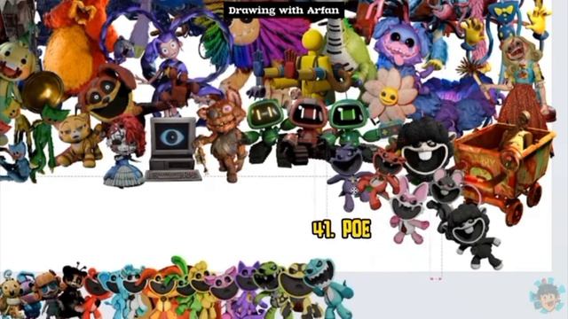 все персонажи Poppy Play Time