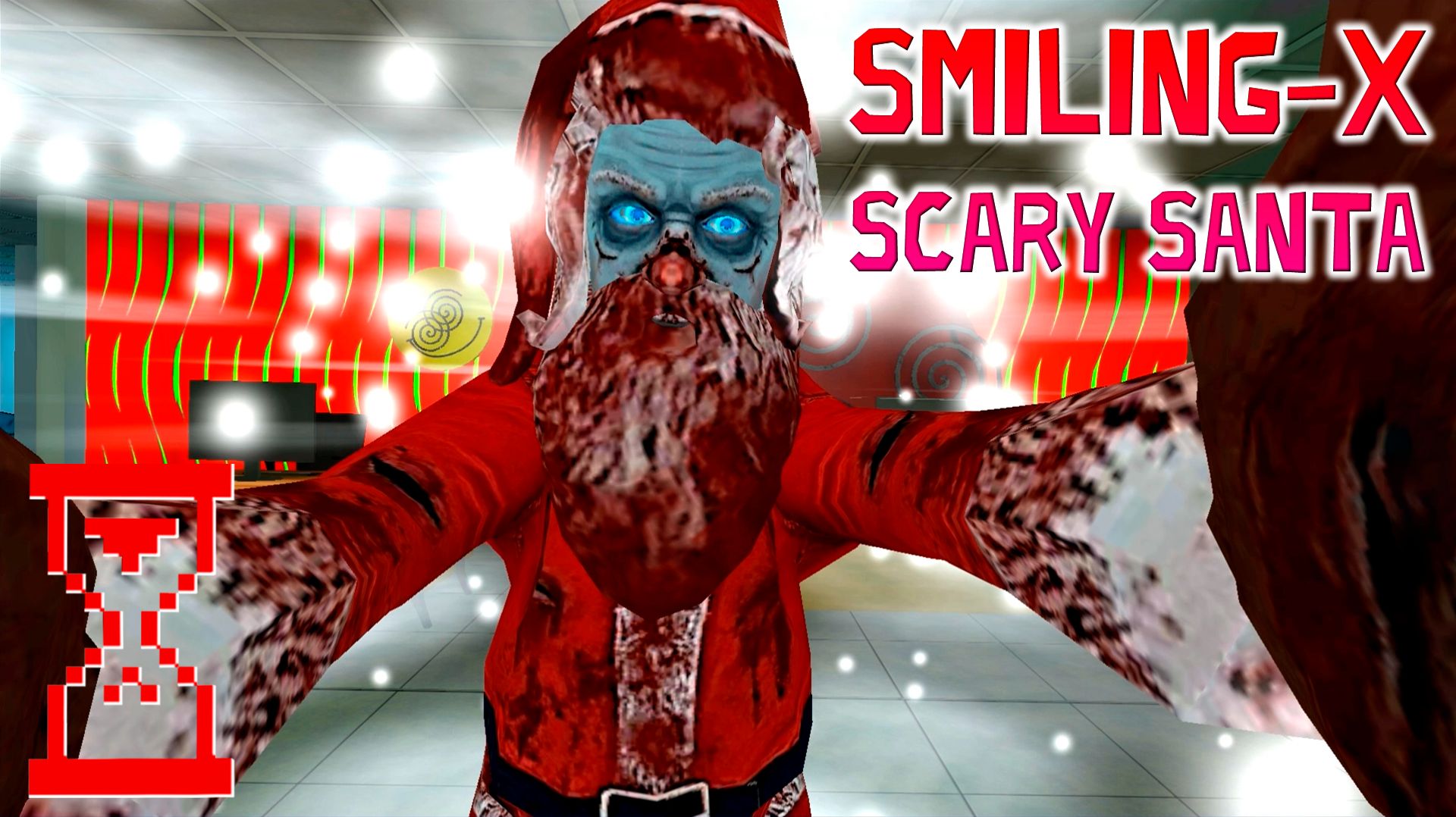 Злой Санта прохождение | Smiling-X Scary Santa