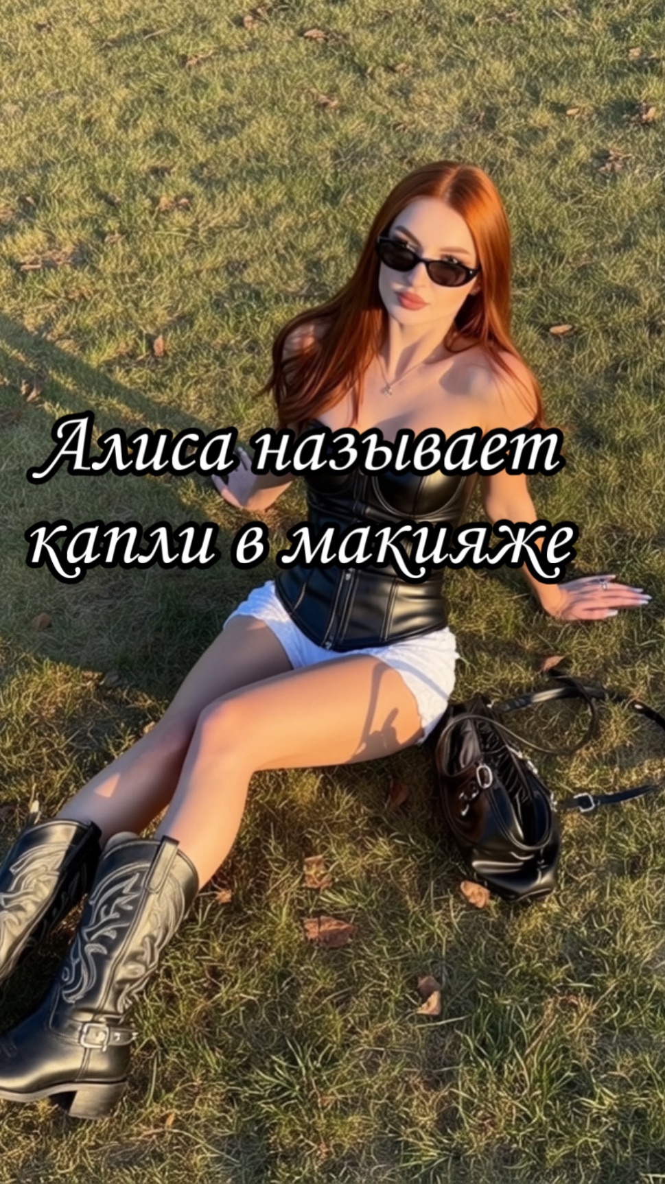 Наношу столько капель косметики, сколько скажет Алиса