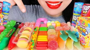 🌈 Радужные десерты 🌈 - СЛАДОСТИ и МАГИЧЕСКИЕ желе АСМР Мукбанг. ASMR еда.