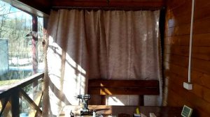 Терраса, комары и коты