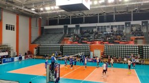 Волейбол. Крутейшая концовка. Решающий 2-й сет. "Текстильщик" (Ивановская область) vs "Динская-РЦСП"