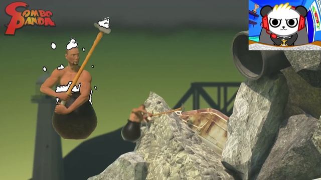 Getting Over It RAGE QUITTING Let's Play With Combo Panda