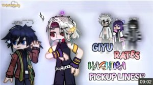 𝙆𝙉𝙔, ˎˊ😘 Giyu Rates Hashira Pickup Lines!😘ˎˊ, Gl2 X Demon Slayer,