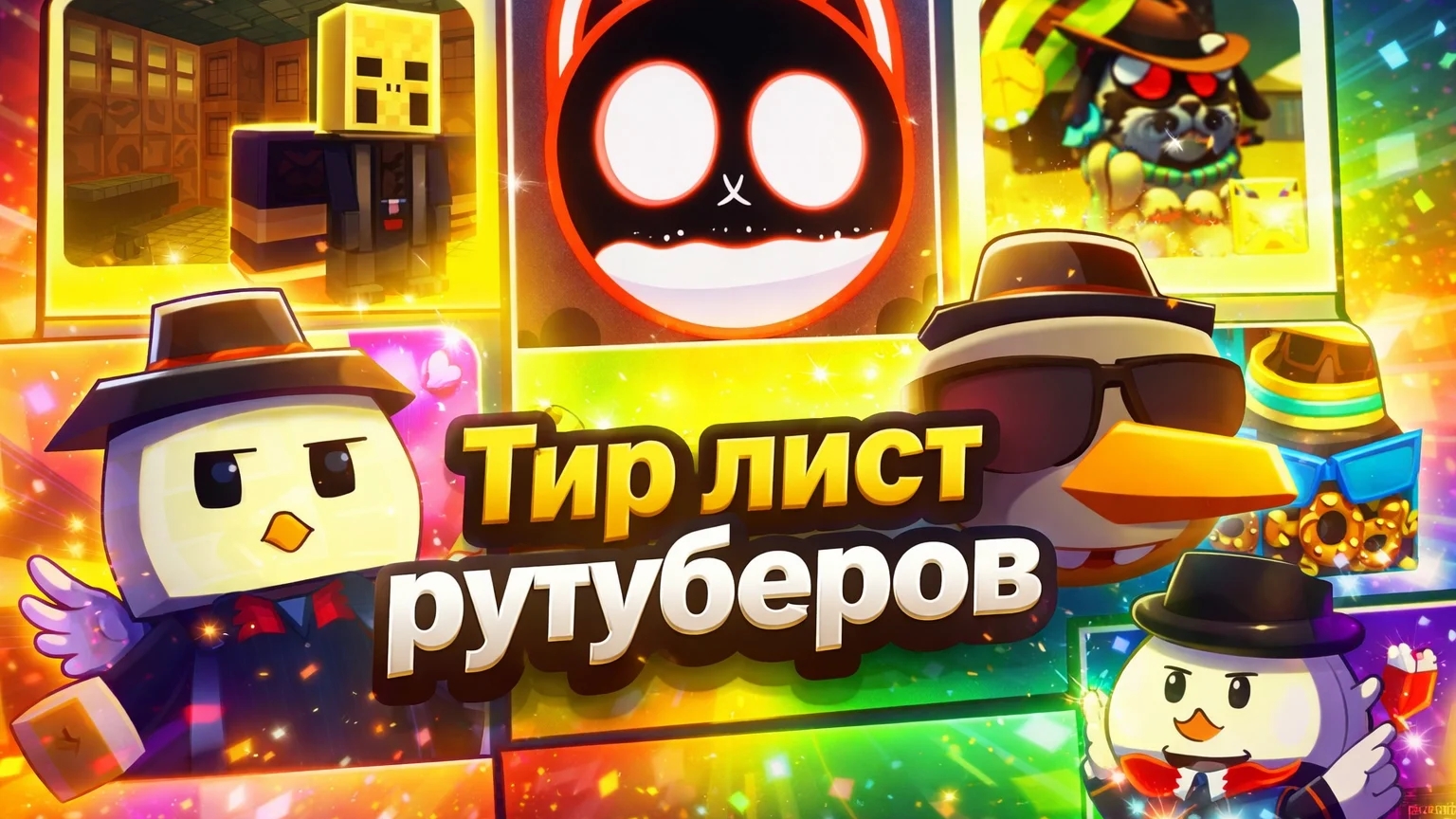 тир лист рутуберов (это пипец)