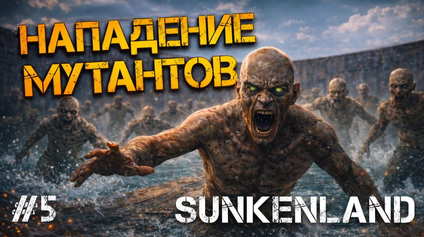 ПОХОЖЕ МОЮ БАЗУ РЕШИЛИ УНИЧТОЖИТЬ! ТОЛПЫ МУТАНТОВ АТАКУЮТ В - Sunkenland #5