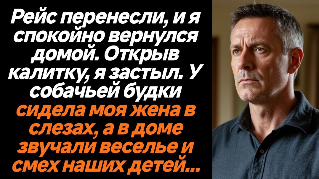 Жизненные истории/Рейс перенесли, и я спокойно вернулся домой. Открыв калитку, я застыл. У собачьей