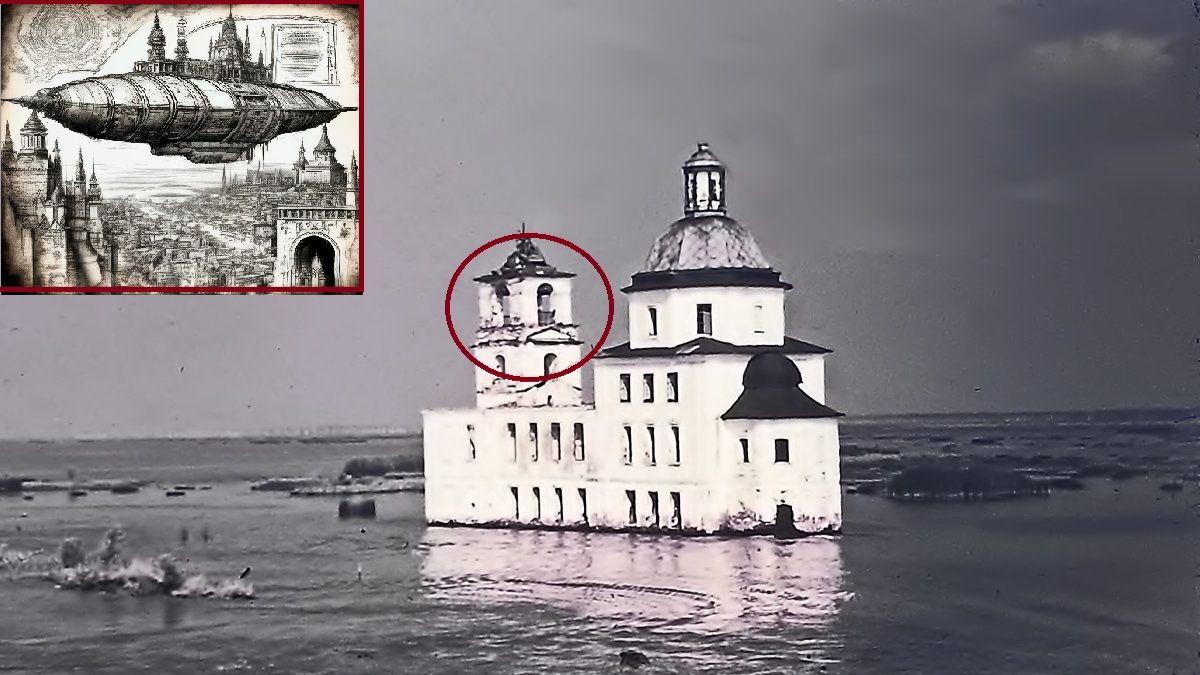 Чертеж древнего космического корабля хранился в затопленной церкви