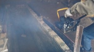 Утрамбовка грунта виброплитой