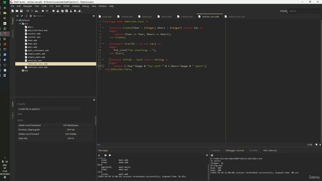 27 - Project Simple Class Hierarchy For Vehicle System