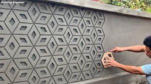 Как обновить старую стену, чтобы создать 3D-эффект с помощью бетона и улучшить архитектуру сада