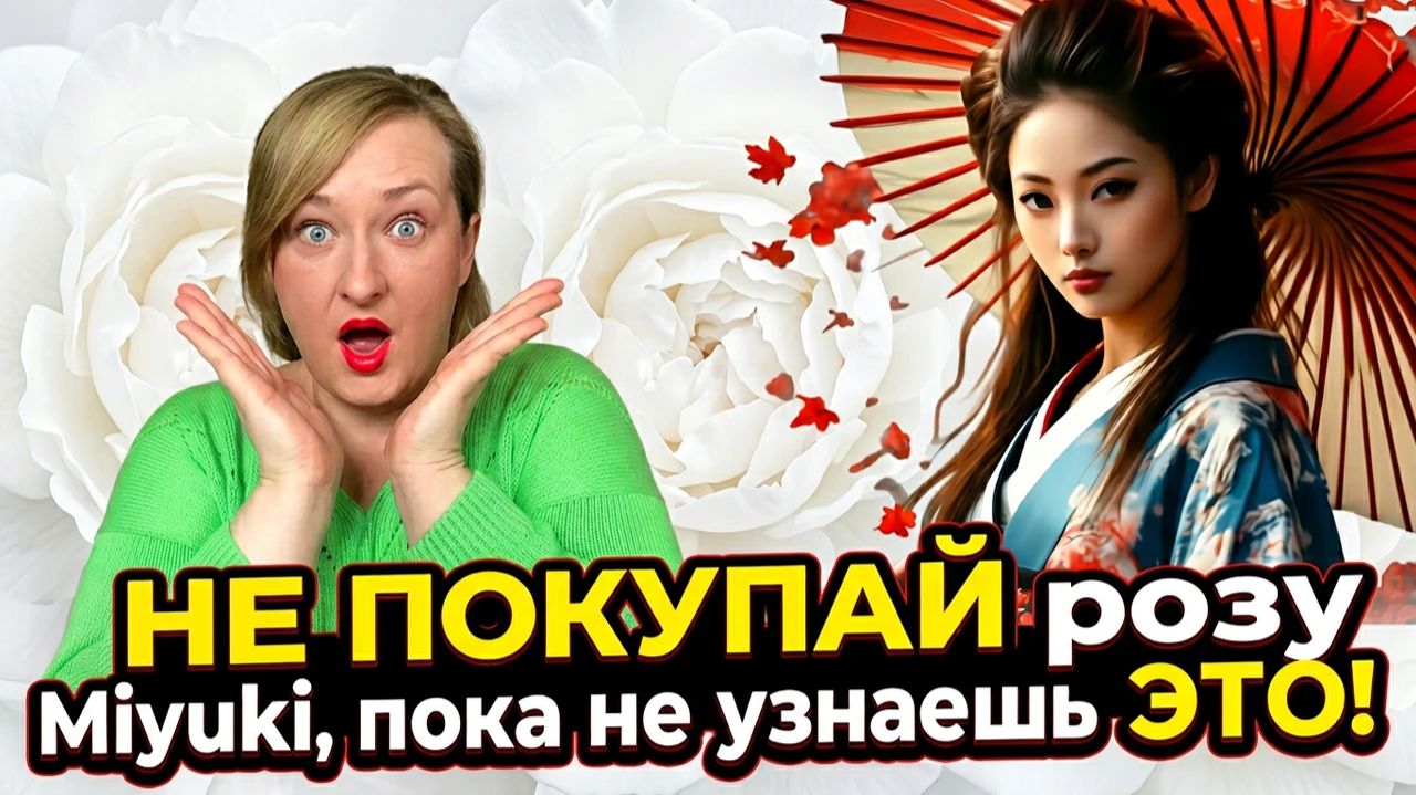 Роза Princess Miyuki (Принцесса Миюки): обзор японской розы Wabara.