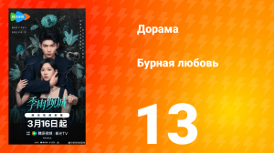 Бурная любовь 13 серия
