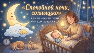 🌙 Колыбельная «Спокойной ночи, солнышко» — Самая нежная песня для крепкого сна