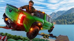 BeamNG Drive - Испытание Машины против лестниц