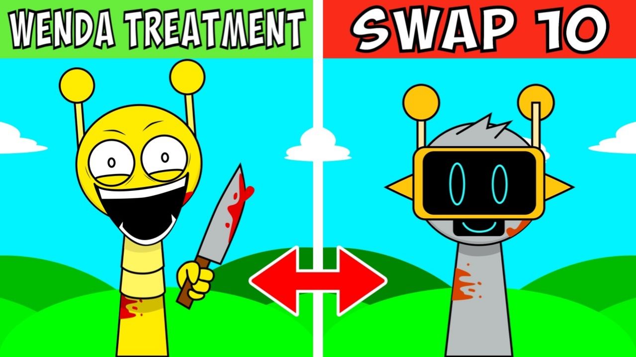 INCREDIBOX SPRUNKI: ЛЕЧЕНИЕ ВЕНДЫ ☀️ НО SWAP 10! 💊🔀