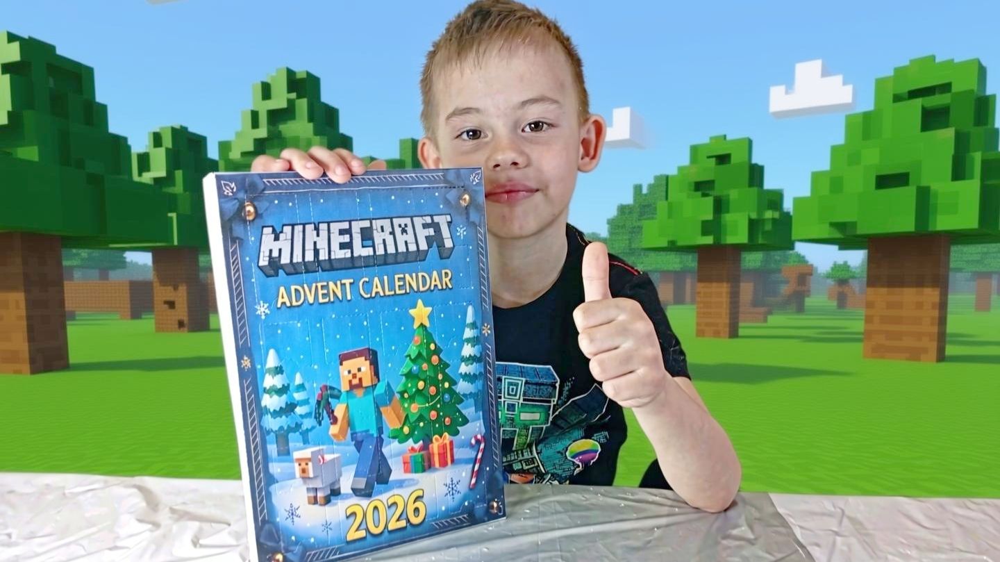 Распаковка адвент-календаря майнкрафт (Minecraft) 😍😎