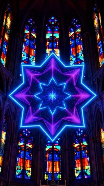 Свет и искусство: магия в соборе #искусство #свет #архитектура