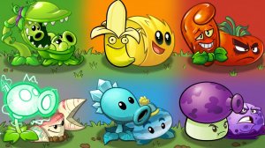 Зомби против растений Plants vs Zombies ПвЗ Растения против Зомби PvZ Fusion Битва прохождение топ