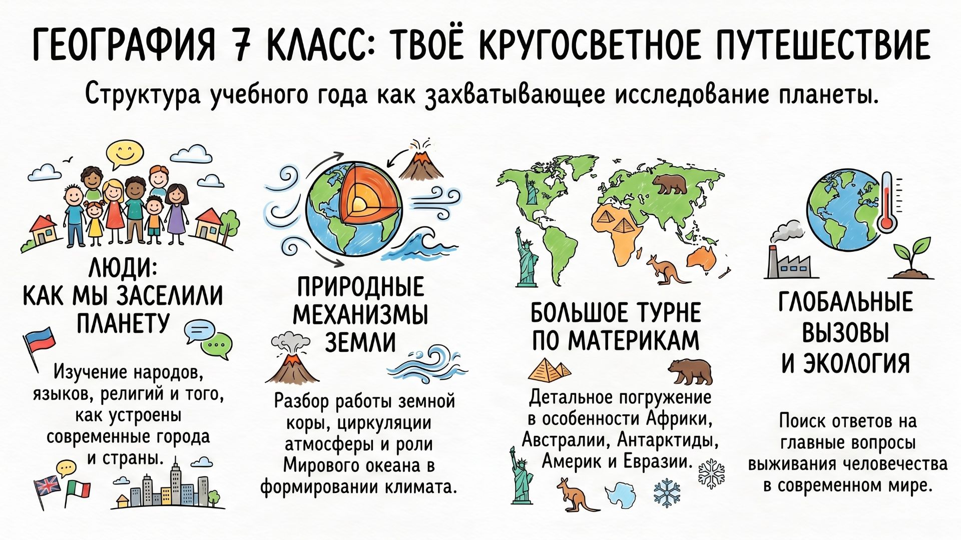 География 7 класс краткое содержание параграфов Алексеев