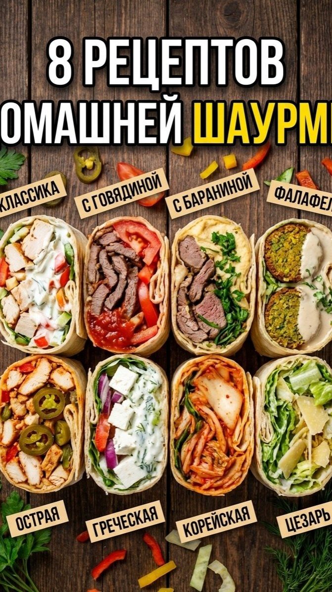 Идеи начинок для Шаурмы