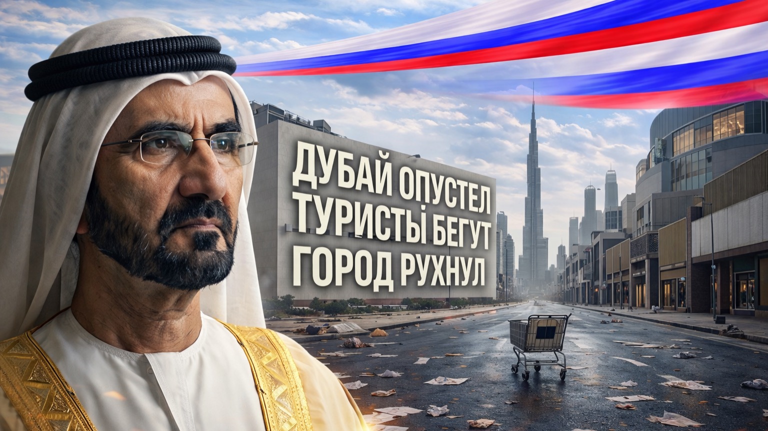 Пустые торговые центры, массовый отток туристов и срыв рейсов — Дубай теряет контроль