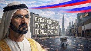 Пустые торговые центры, массовый отток туристов и срыв рейсов — Дубай теряет контроль