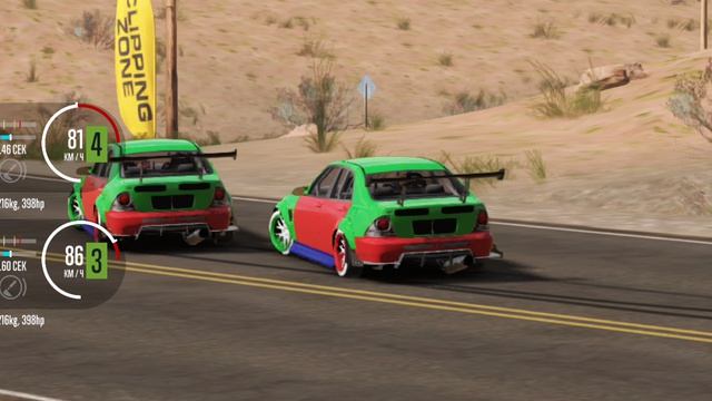 мощный проезд за лидера