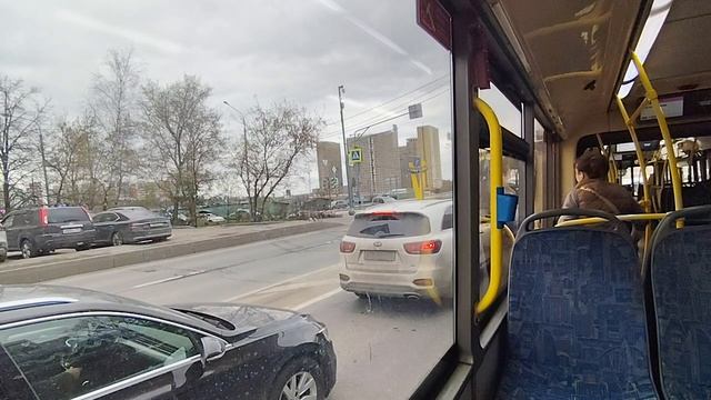 поездка на автобусе ЛиАЗ 6213 борт 191887 по маршруту 631