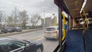 поездка на автобусе ЛиАЗ 6213 борт 191887 по маршруту 631