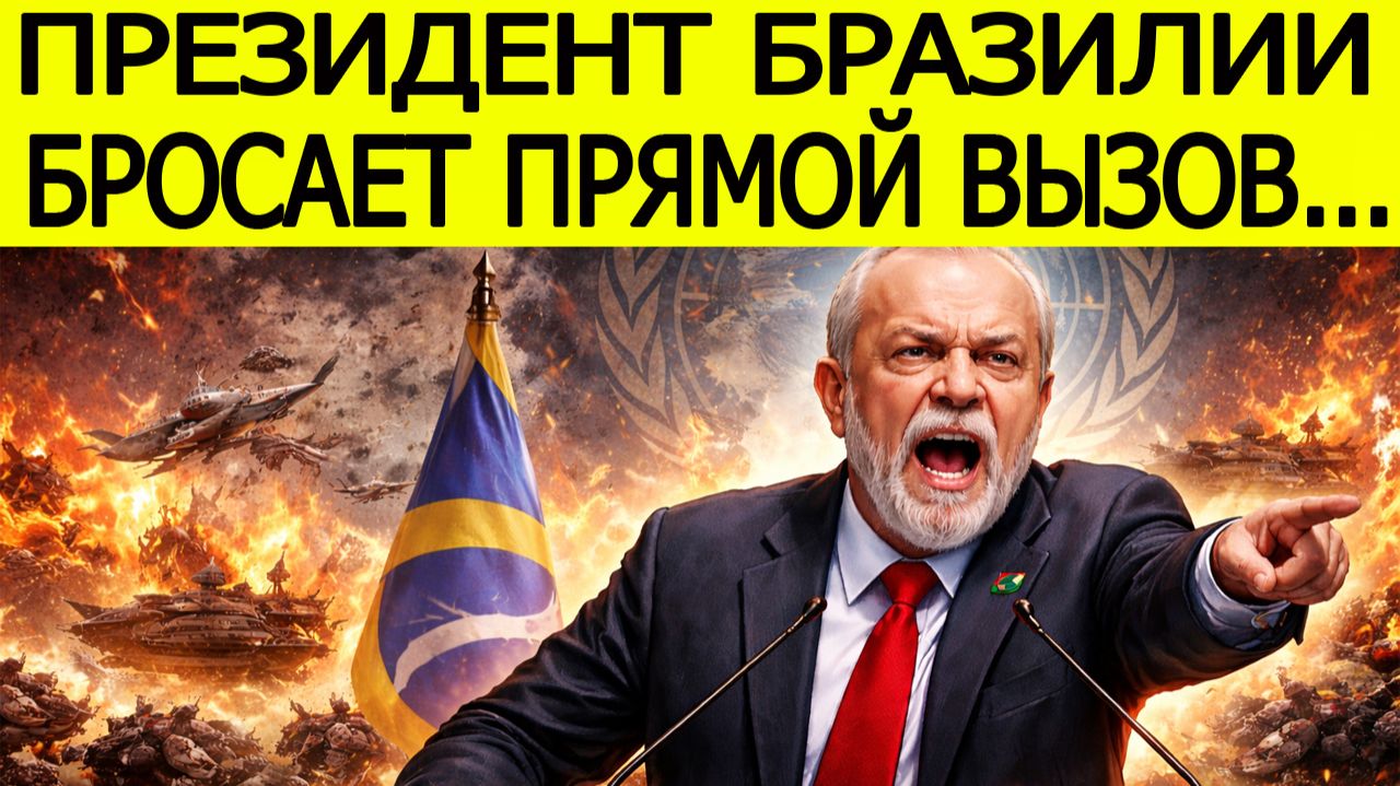 Президент Бразилии открыто критикует мировых лидеров