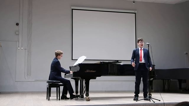 М.Глинка, сл.В.Жуковского _Победитель_ Исп.Егор Юрковский (вокал), партия ф-но Кирилл Олейник.mp4